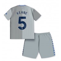 Fotbalové Dres Everton Michael Keane #5 Dětské Alternativní 2023-24 Krátký Rukáv (+ trenýrky)